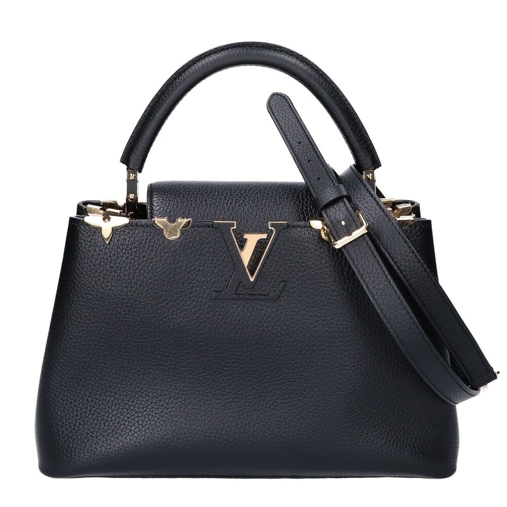 LOUIS VUITTON M54663 Capucines MM Taurillon Leather 2-Way Shoulder Bag Handba...